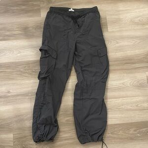 Size S, Garage cargo parachute track pants
